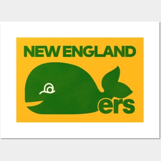 Defunct New England Whalers Hockey Team Posters and Art